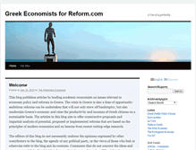 Tablet Screenshot of greekeconomistsforreform.com